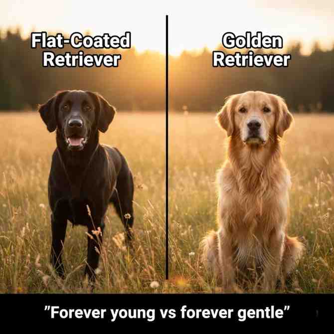 Flat-Coated Retriever vs Golden Retriever