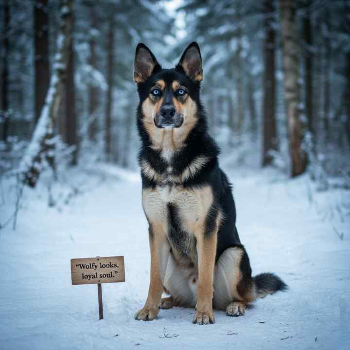 German Shepherd-Husky Mix (Gerberian Shepsky)