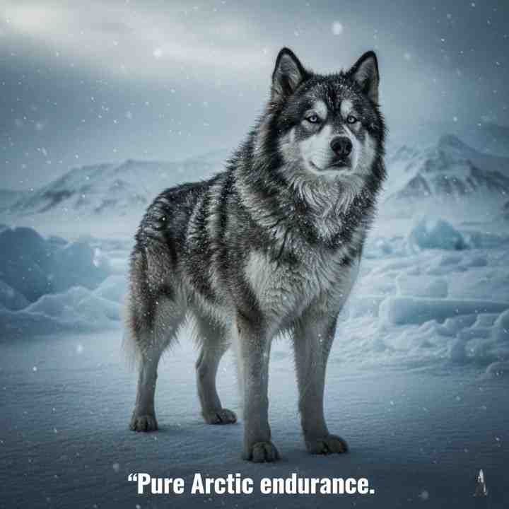 Greenland Dog cold weather loving dog