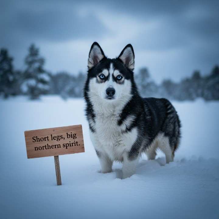 Horgi (Corgi + Husky)
