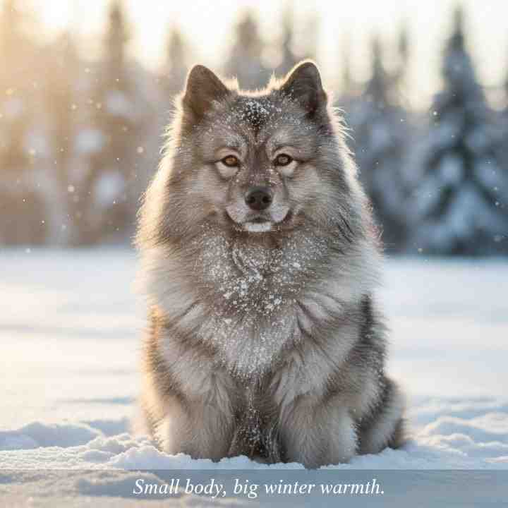  Keeshond cold climate dog
