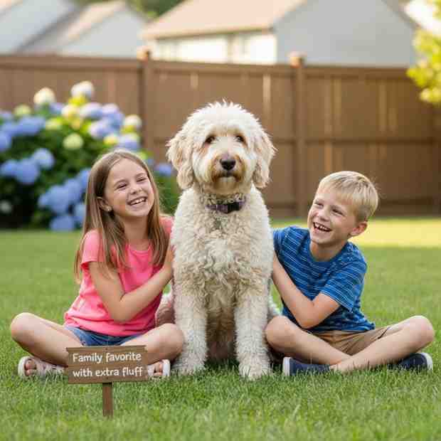 Labradoodle (Labrador + Poodle)