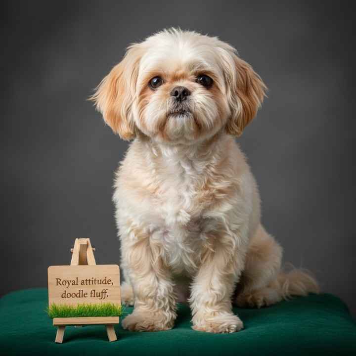 Pekapoo (Pekingese + Poodle)