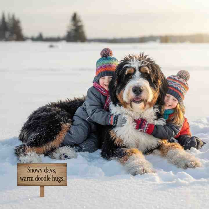 Saint Berdoodle (Saint Bernard + Poodle)