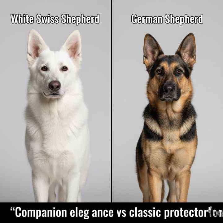 White Swiss Shepherd vs German Shepherd