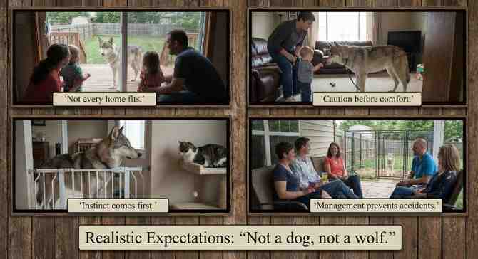 Wolf Dogs and Families