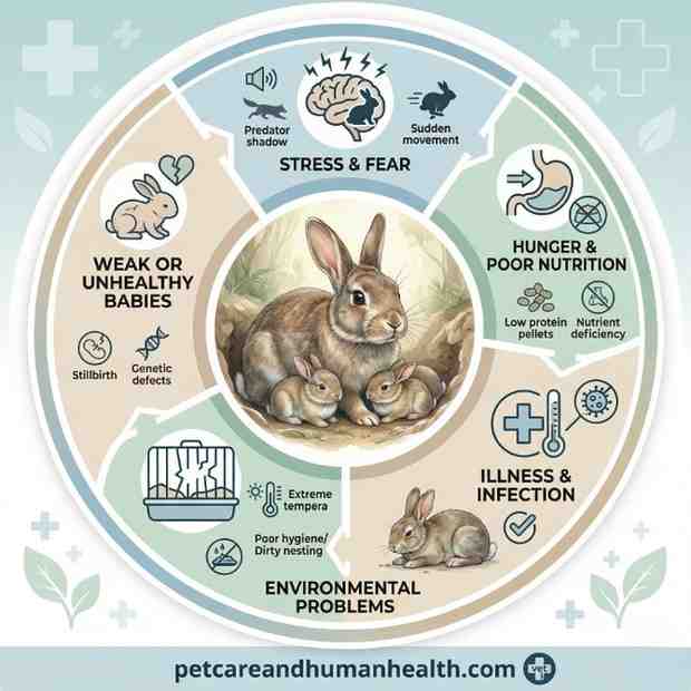 Main Reasons Why Rabbits Eat Their Babies