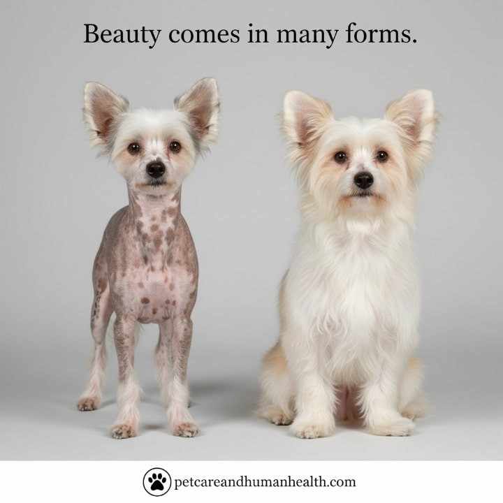 Chinese Crested Dog  varieties from ancient Chinese dog breeds
