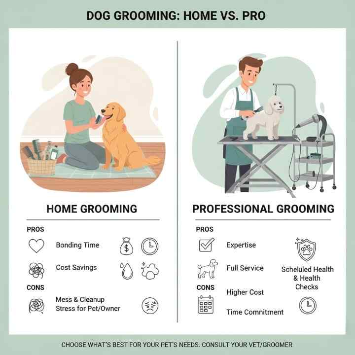 Home Grooming vs Professional Grooming