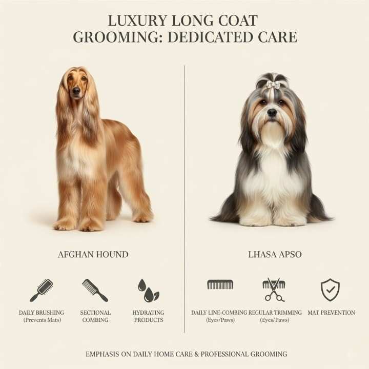 Long and Elegant dog Hairstyles