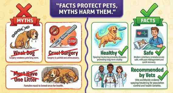 Common Myths On Spaying and Neutering Dogs