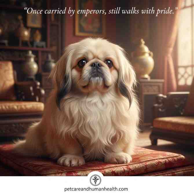 Pekingese is a classic Chinese dog breed