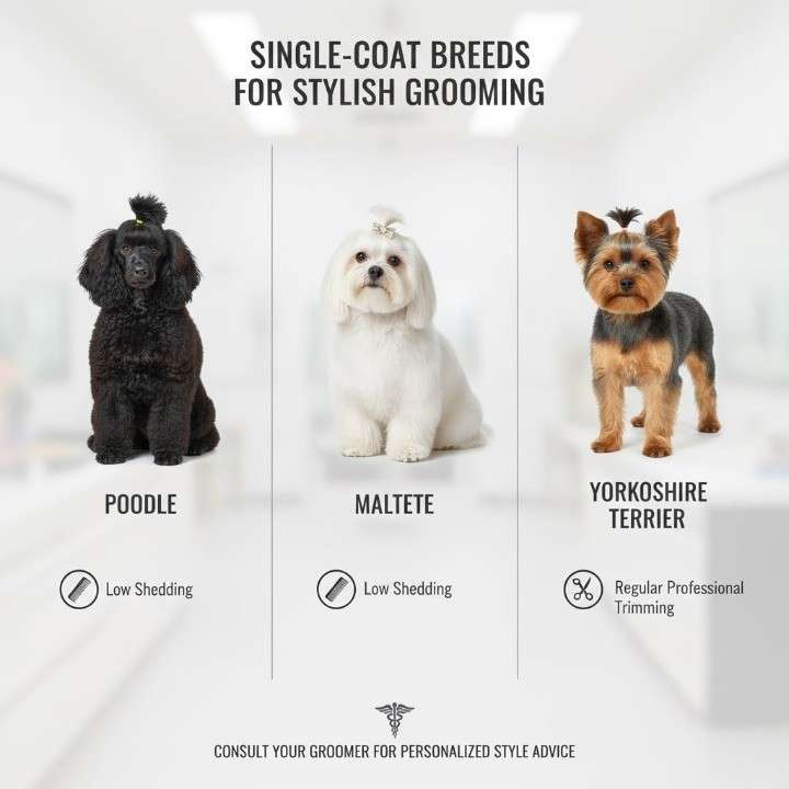 Single-Coat Dogs hairstyle
