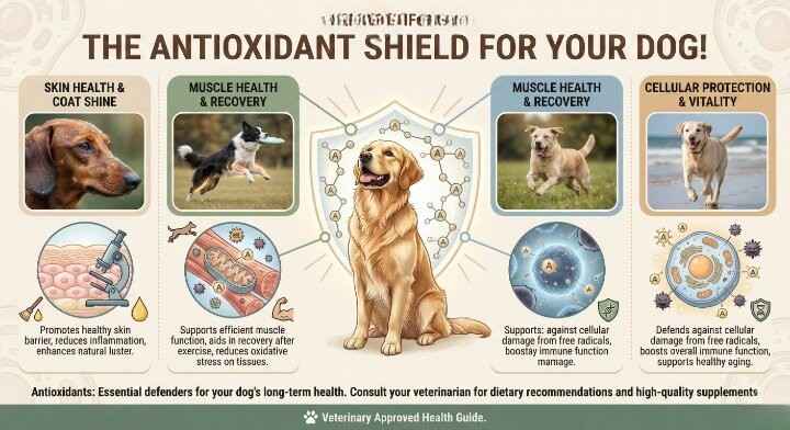 Vitamin E role in dog health